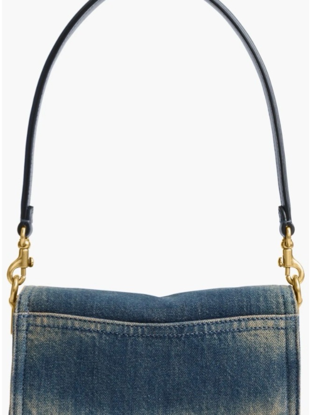 COACH - Tabby 20 Cotton Denim Shoulder Bag - Picture 3 of 4